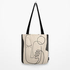 Abstract Face 4 Tote Bag Gallery Image 2