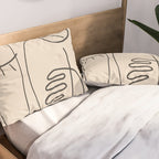 Abstract Face 4 Pillow Sham Gallery Image 2