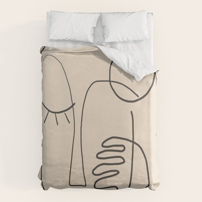 Abstract Face 4 Duvet Cover Gallery Image 6