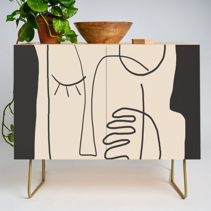 Abstract Face 4 Credenza Gallery Image 1