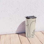Abstract Face 4 Travel Mug Gallery Image 4