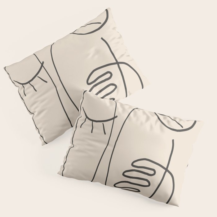 Abstract Face 4 Pillow Sham Gallery Image 3