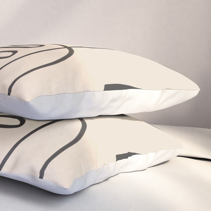 Abstract Face 4 Pillow Sham Gallery Image 3