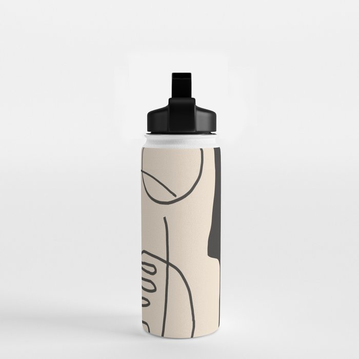 Abstract Face 4 Water Bottle Gallery Image 2