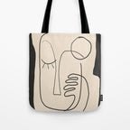 Abstract Face 4 Tote Bag Gallery Image 1