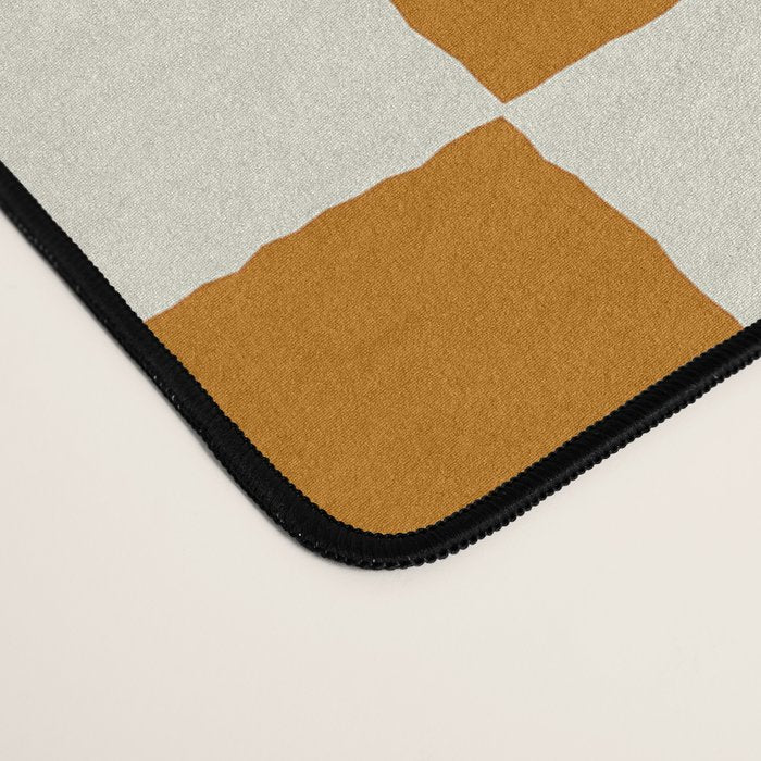 DESERT CHECKER GINGER Desk Mat Gallery Image 4