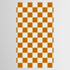 DESERT CHECKER GINGER Tablecloth Gallery Image 2