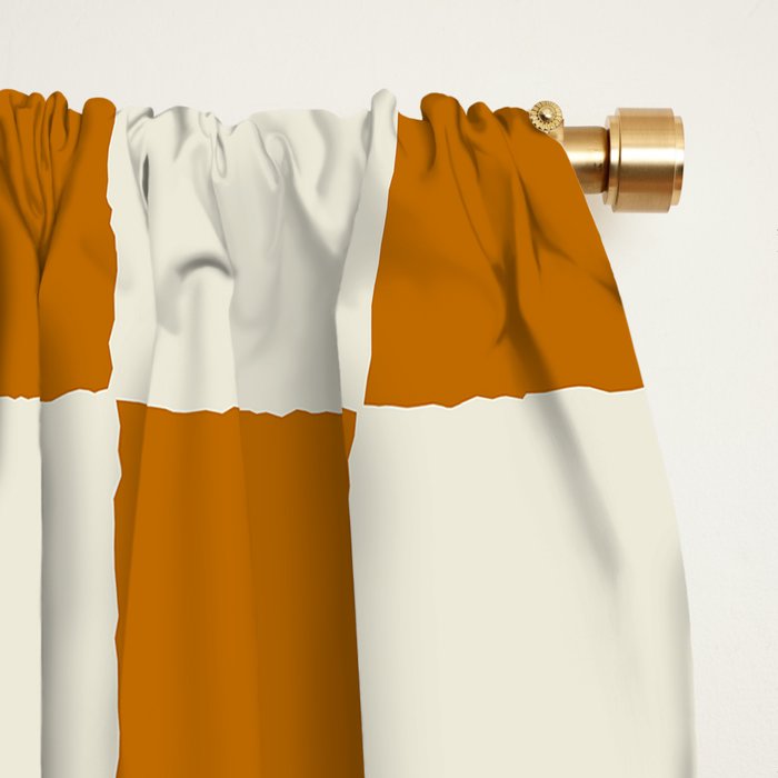 DESERT CHECKER GINGER Window Curtain Gallery Image 2