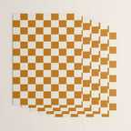 DESERT CHECKER GINGER Wrapping Paper Gallery Image 3