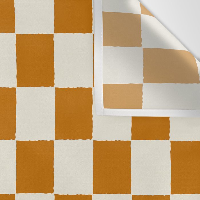DESERT CHECKER GINGER Wall Tapestry Gallery Image 3