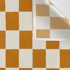 DESERT CHECKER GINGER Wall Tapestry Gallery Image 3