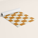DESERT CHECKER GINGER Yoga Mat Gallery Image 2