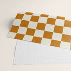DESERT CHECKER GINGER Wrapping Paper Gallery Image 2