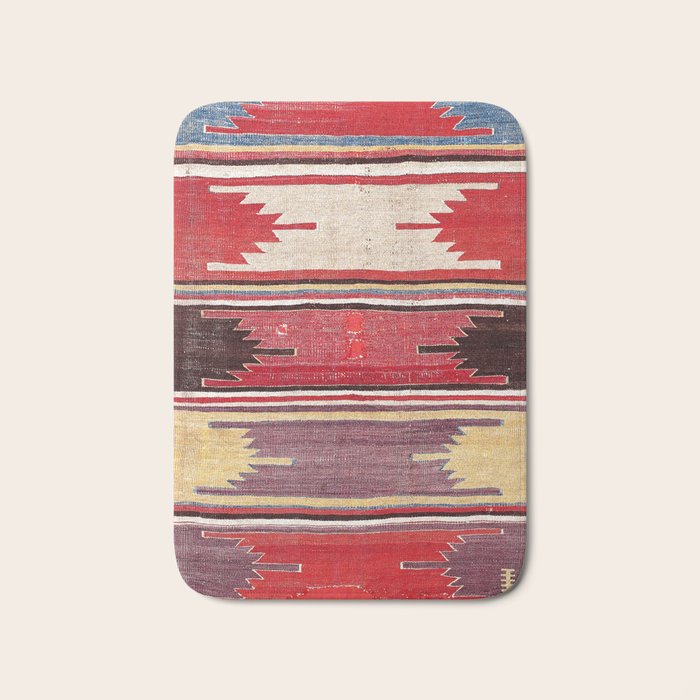 Nevsehir Cappadocian Central Anatolian Kilim Print Bath Mat Gallery Image 1