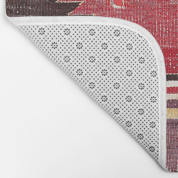 Nevsehir Cappadocian Central Anatolian Kilim Print Bath Mat Gallery Image 2