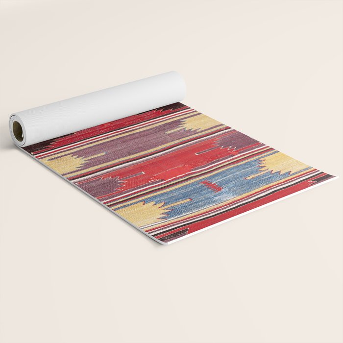 Nevsehir Cappadocian Central Anatolian Kilim Print Yoga Mat Gallery Image 2
