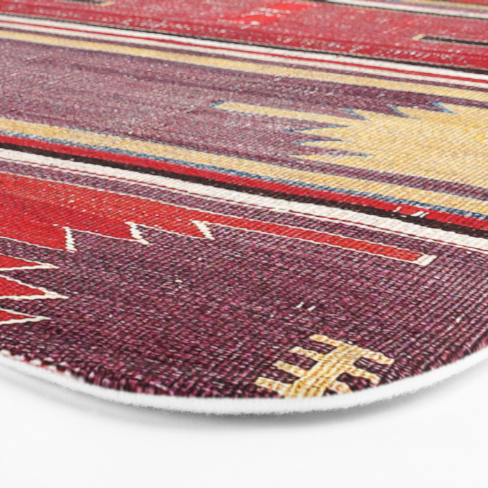 Nevsehir Cappadocian Central Anatolian Kilim Print Bath Mat Gallery Image 3