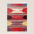 Nevsehir Cappadocian Central Anatolian Kilim Print Stationery Card Gallery Image 2