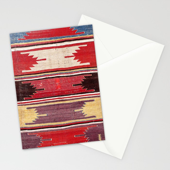 Nevsehir Cappadocian Central Anatolian Kilim Print Stationery Card Gallery Image 2