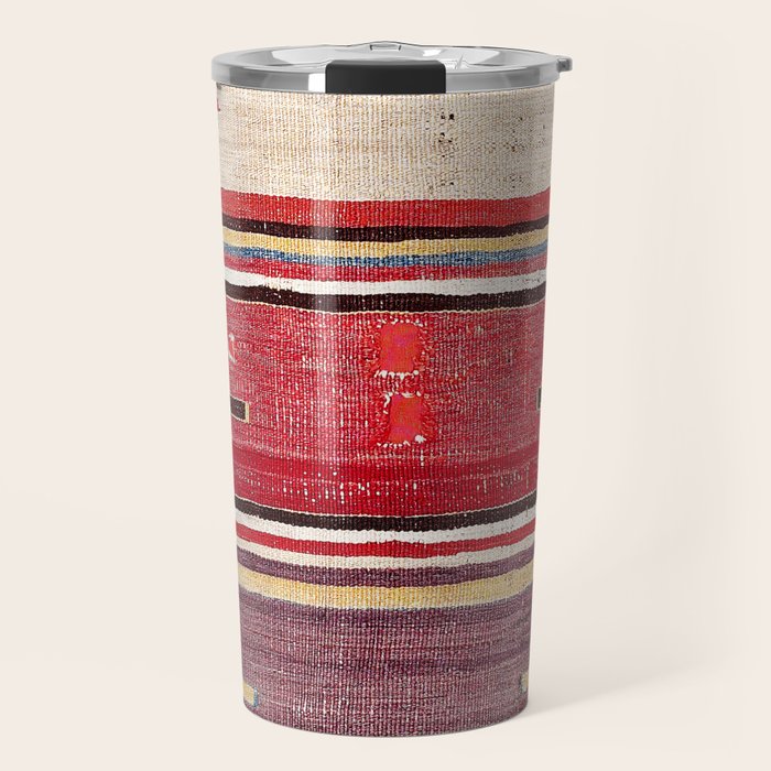 Nevsehir Cappadocian Central Anatolian Kilim Print Travel Mug Gallery Image 1