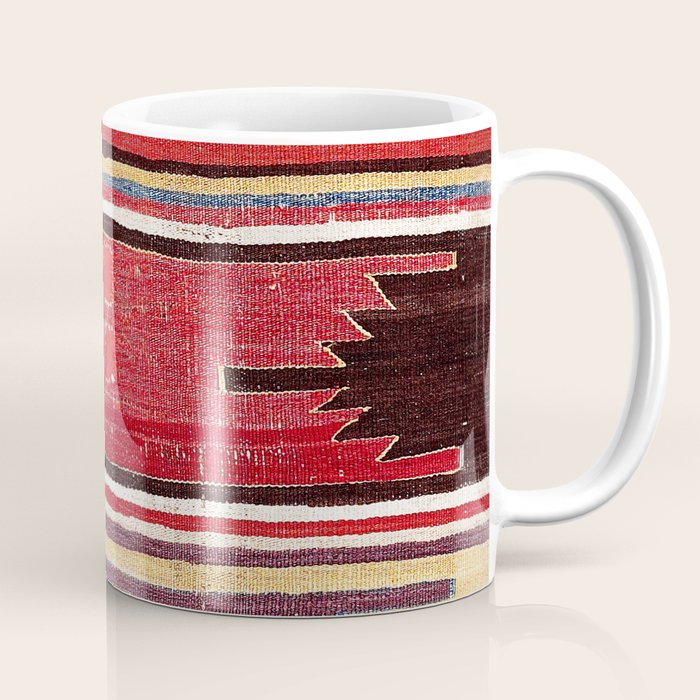 Nevsehir Cappadocian Central Anatolian Kilim Print Coffee Mug Gallery Image 1