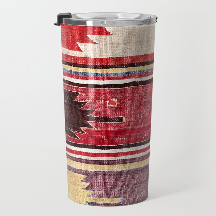 Nevsehir Cappadocian Central Anatolian Kilim Print Travel Mug Gallery Image 3