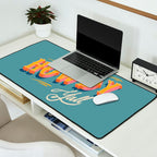 Howdy Y'all | Yellow Orange Blue Desk Mat Gallery Image 2