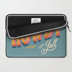 Howdy Y'all | Yellow Orange Blue Laptop Sleeve Gallery Image 2