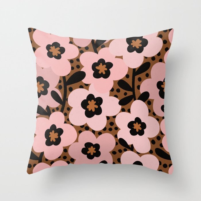 Summer Garden #8 Throw Pillow Gallery Image 6