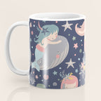 Under The Sea Mermaids, Whale & Starfish Coffee Mug Gallery Image 3