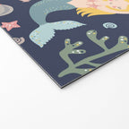 Under The Sea Mermaids, Whale & Starfish Welcome Mat Gallery Image 2