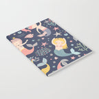 Under The Sea Mermaids, Whale & Starfish Notebook Gallery Image 2