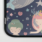 Under The Sea Mermaids, Whale & Starfish Laptop Sleeve Gallery Image 3