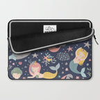 Under The Sea Mermaids, Whale & Starfish Laptop Sleeve Gallery Image 2