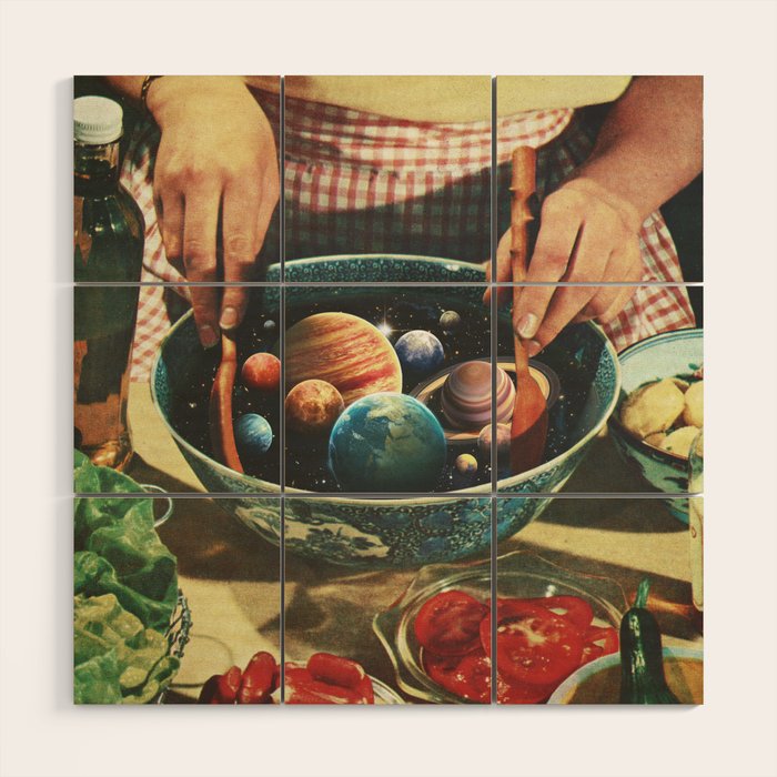 Universal Salad Toss Wood Wall Art Gallery Image 1