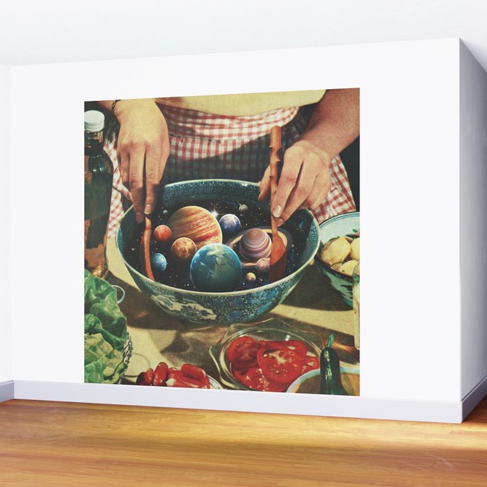 Universal Salad Toss Wall Mural Gallery Image 2