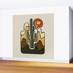 Desert Sun Wall Mural Gallery Image 2