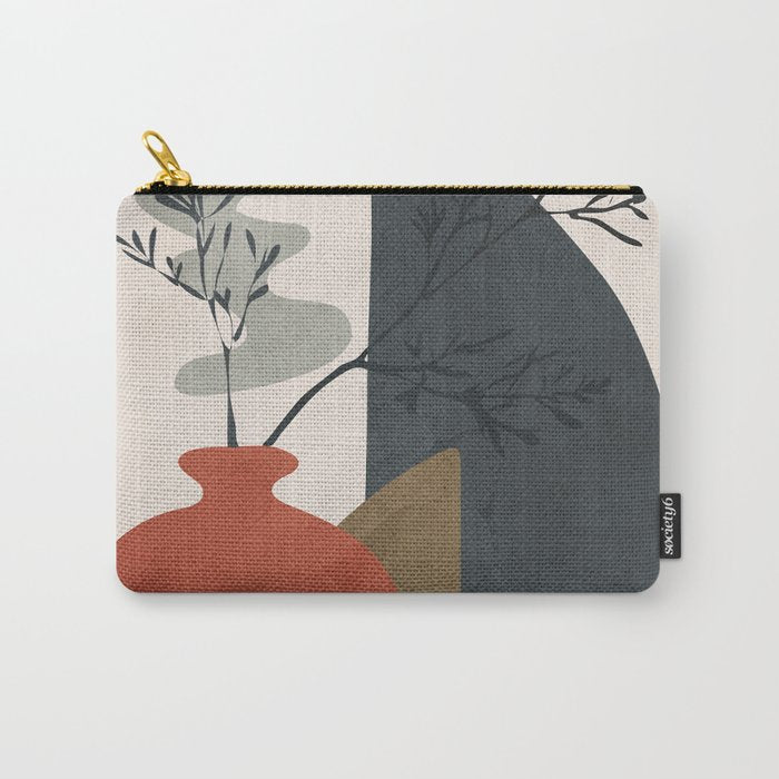 Abstract Elements 12 Carry All Pouch Gallery Image 1