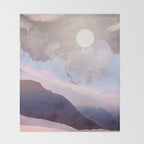 Lavender Night Throw Blanket Gallery Image 2