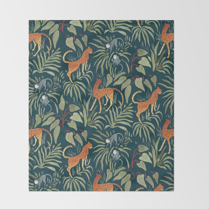Monkey Business Throw Blanket Gallery Image 2