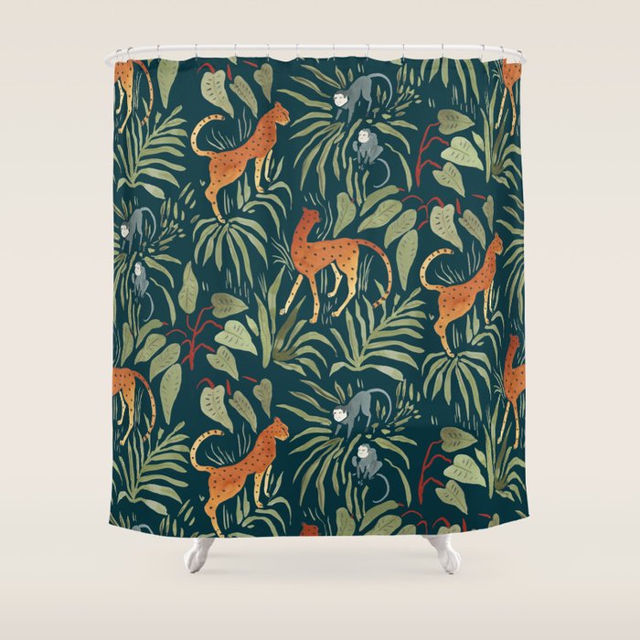 Monkey Business Shower Curtain Gallery Image 1