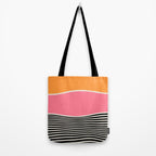 Wavy Ripples: Mid Century Edition Tote Bag Gallery Image 2