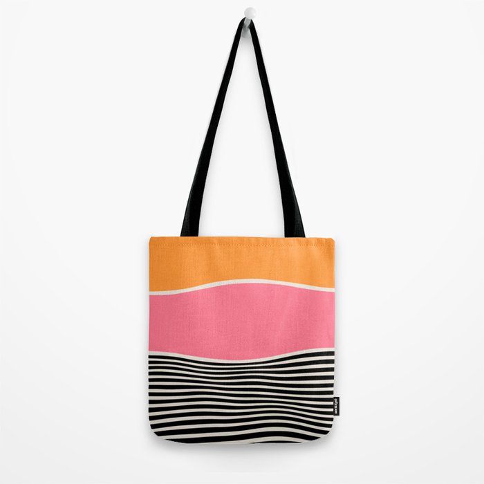 Wavy Ripples: Mid Century Edition Tote Bag Gallery Image 2