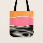 Wavy Ripples: Mid Century Edition Tote Bag Gallery Image 1
