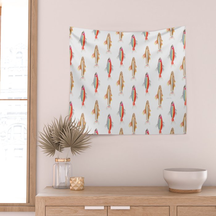 Colorful Fish Wall Tapestry Gallery Image 2