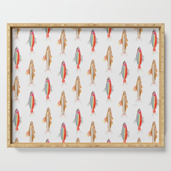Colorful Fish Serving Tray Gallery Image 1