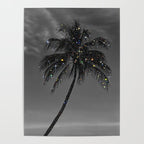 THE PALM | collage | glitter | shiny | summer | beach | black and white | diamonds | creative | hot Poster Gallery Image 4