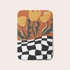 Vintage Poppy plaid Bath Mat Gallery Image 1