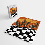 Vintage Poppy plaid Jigsaw Puzzle Gallery Image 2