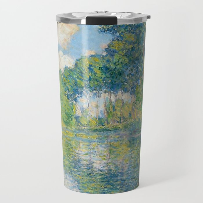 Claude Monet - Poplars on the Epte (1891) Travel Mug Gallery Image 1